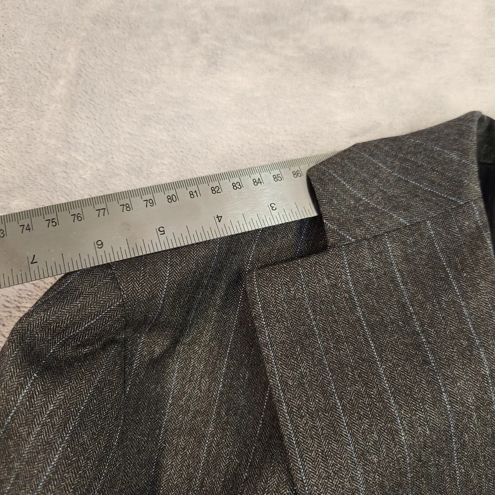 Tonello Men Blazer Jacket IT 56 US 46 Wool Cashmere Pinstripe Made in Italy
